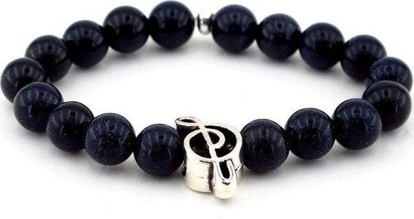 SOL ANAHTAR YILDIZ DOĞAL TAŞ KADIN BİLEKLİK B829 - Image 1