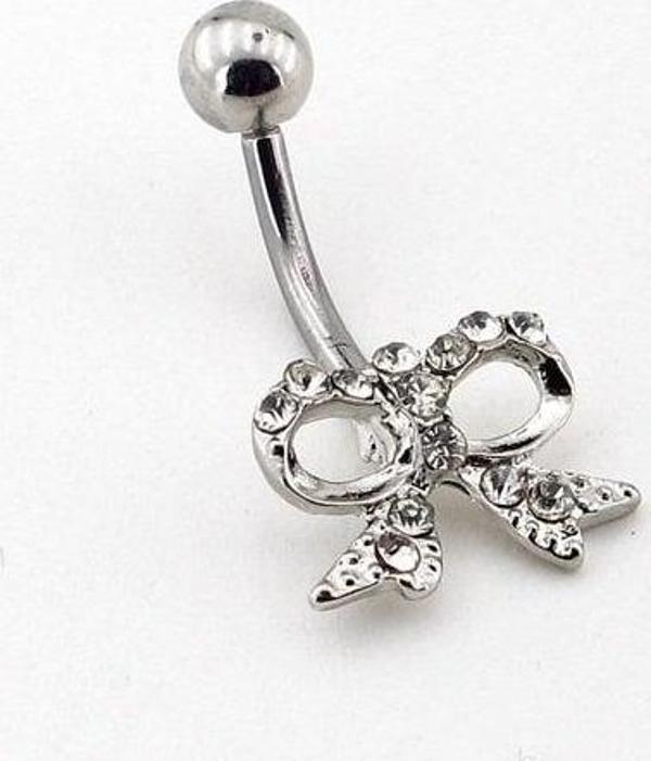 Solfera TAŞLI KURDELE GÖBEK İÇİN PIERCING P251 - Image 1