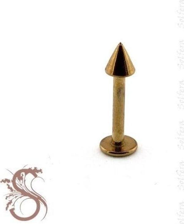 Solfera VÜCUT PİERCİNG 11 MM ALTIN RENK ÇENE P349 - Image 1