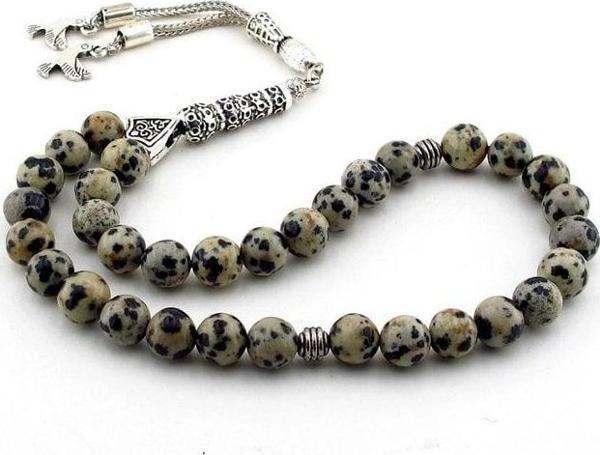 BILDIRCIN JASPER DOĞAL TAŞ 33 LÜK TESBİH TS515 - Image 1