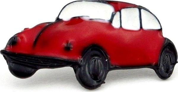 Kırmızı Beetle Vosvos Araba Yaka Çanta Süsü Metal Rozet Pin RZ146 - Image 1