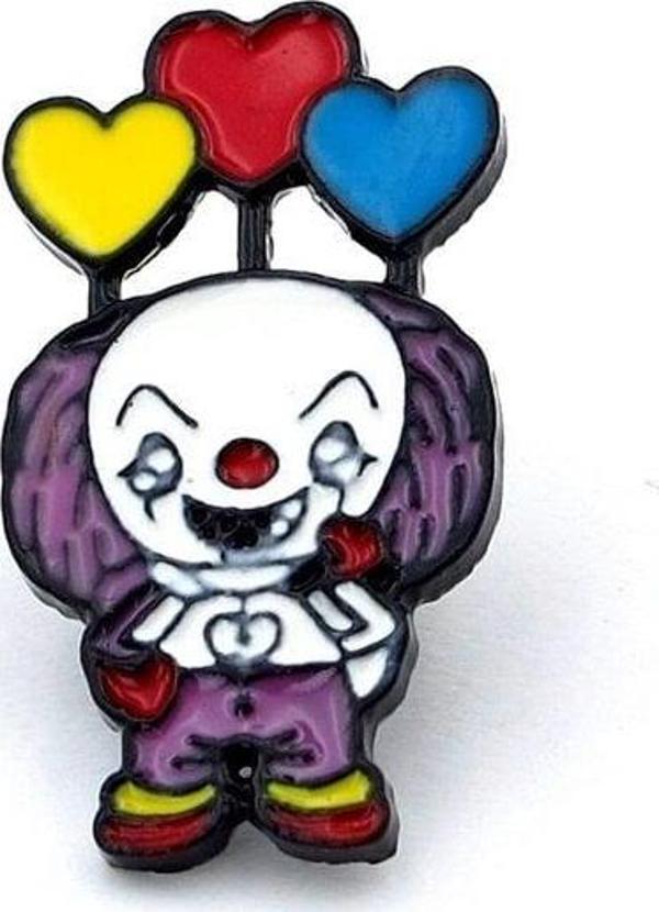 PENNYWISE STEPHEN KING IT PALYAÇO METAL BROŞ PİN ROZET RZ024 - Image 1
