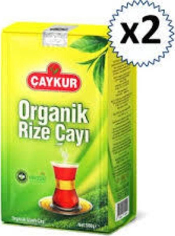 Çaykur 2'li Avantajlı Organik Rize Çayı 500 gr. %100 Organik Rize Çayı - Image 1