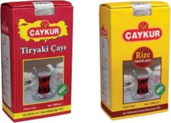 Çaykur Tiryaki Çay 1 Kg + Rize Turist Çay 1 Kg - Image 1