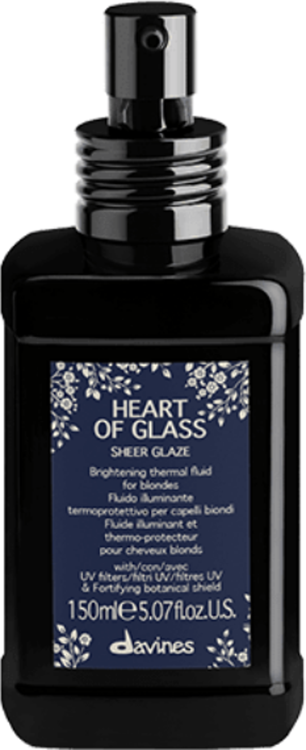 Davines Heart Of Glass Sarışınlar için Parlaklaştırıcı Termal Sıvı 150ml - Image 1