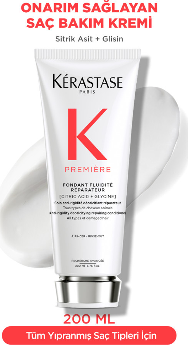 Kerastase Premiere Fondant Fluidite Reparateur Onarım Sağlayan Saç Bakım Kremi 200ml - Image 1