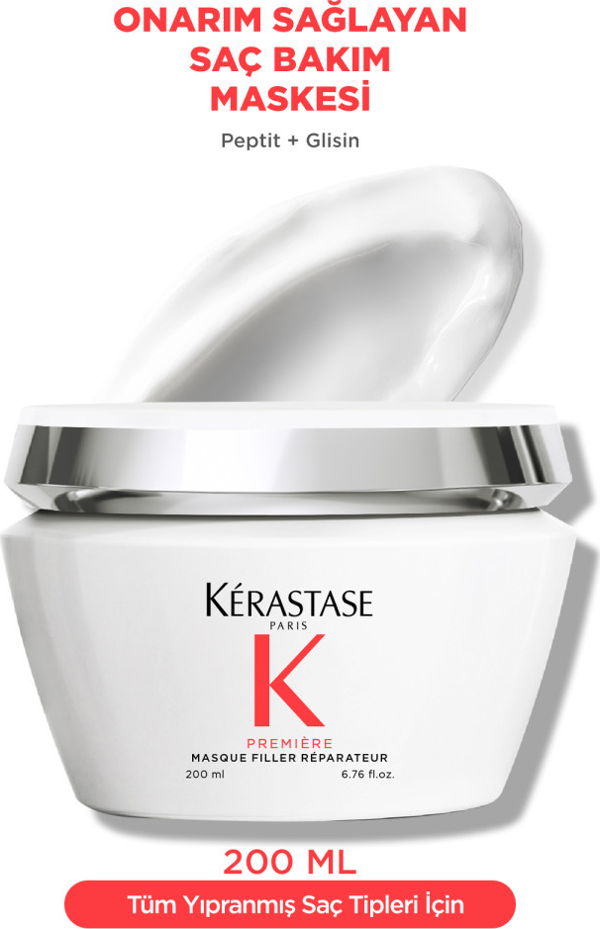 Kerastase Premiere Masque Filler Reparateur Kırılma Karşıtı Onarım Sağlayan Saç Bakım Maskesi 200ml - Image 1