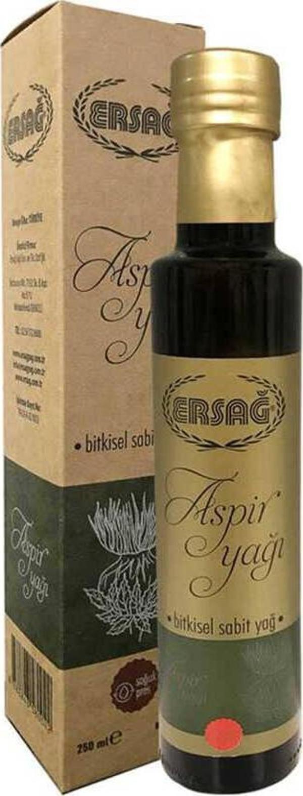 Ersağ Aspir Yağı Bitkisel Sabit Yağ 250 Ml. - Image 1