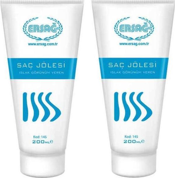 Ersağ Islak Görünümlü Saç Jölesi 200 Ml. x 2 Adet - Image 1