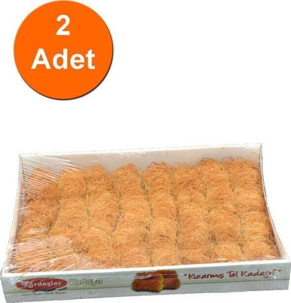 Kardeşler Şekerleme İnce Sarma Kızarmış Tel Kadayıf Kutu 400 G x 2 Adet - Image 1
