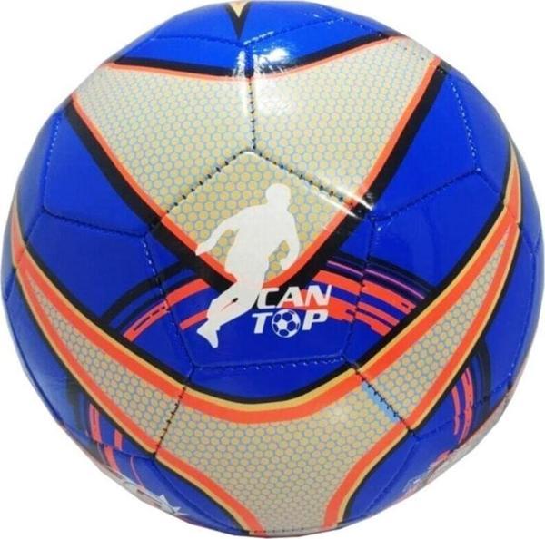 Can Top Futbol Topu Dikişli No 5 - Mavi - Image 1