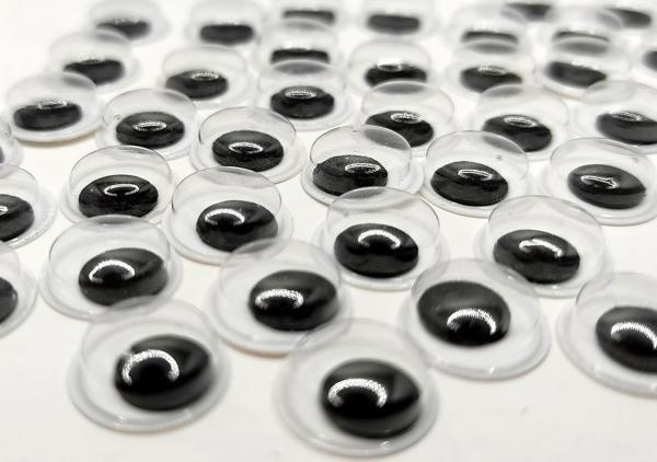 10 mm Oynargöz Siyah Oynayan Göz ,Oynar Göz - 1 Adet - Image 1