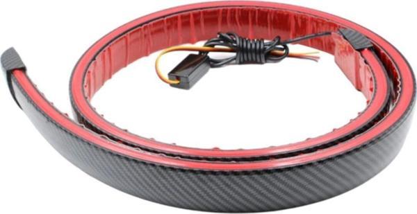 Mega Oto Market Led Işıklı Karbon Spoiler FR-103-W 130 cm Animasyonlu Sinyalli Bagaj Üstü Rüzgarlık - Image 1