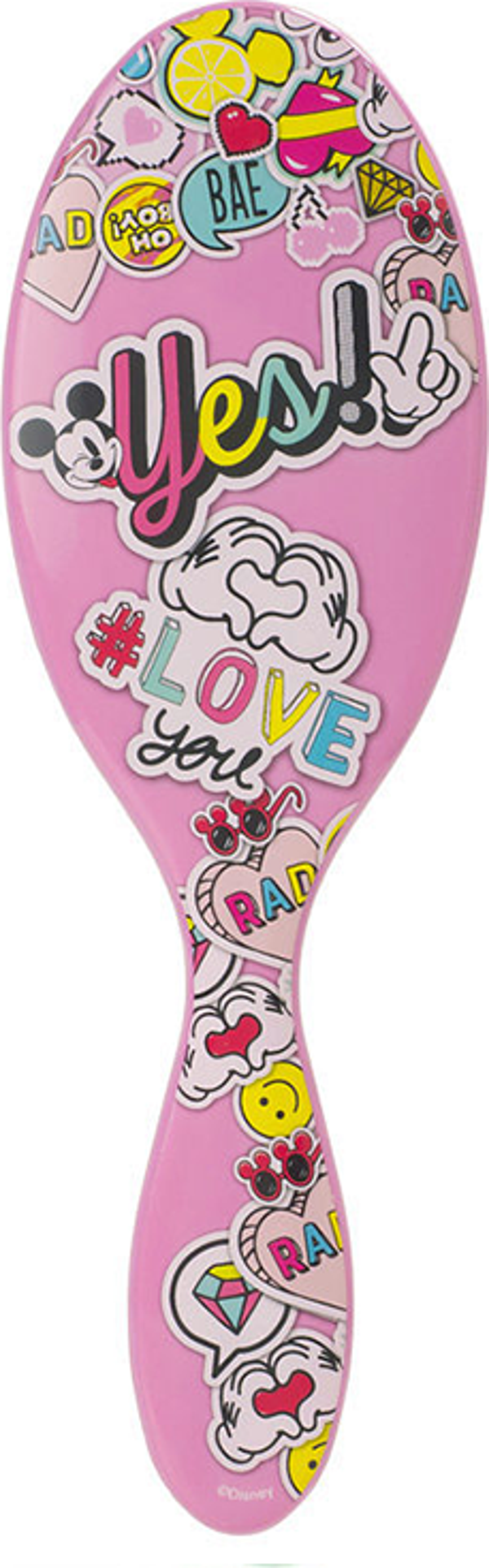 Wet Brush Disney Classics Original Detangler Peace Love Mickey Çocuk Saç Fırçası - Image 1