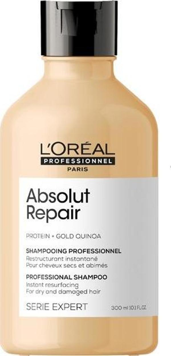 L'Oreal Professionnel Serie Expert Absolut Repair Yıpranmış Saçlar için Onarıcı Şampuan 300ml - Image 1