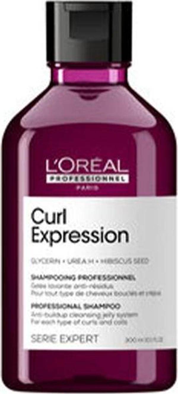 L'Oreal Professionnel Serie Expert Curl Expression Kıvırcık Saçlar İçin Birikme Önleyici Şampuan 300ml - Image 1