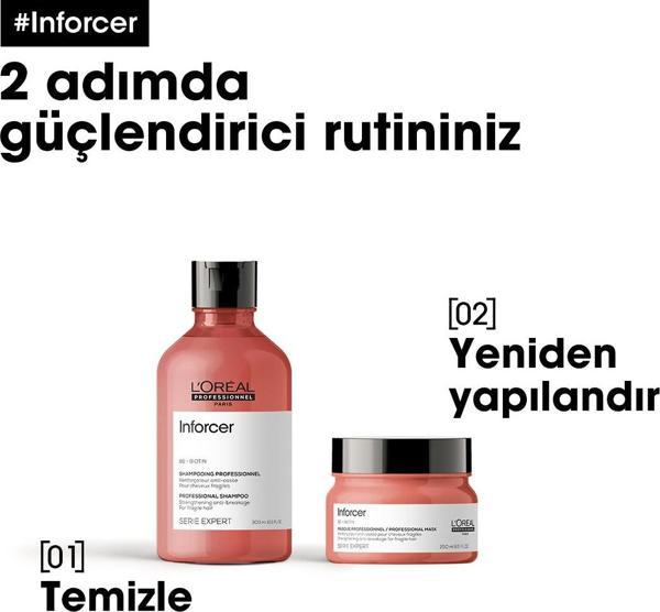 L'Oreal Professionnel Serie Expert Inforcer Kırılma Karşıtı Güçlendirici Şampuan 300ml - Image 1