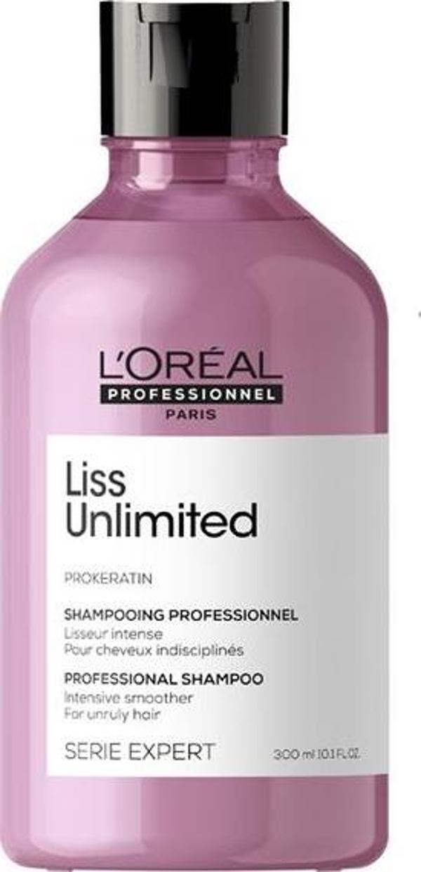 L'Oreal Professionnel Serie Expert Liss Unlimited Elektriklenme Karşıtı ve Yoğun Yumuşaklık Veren Şampuan 300ml - Image 1