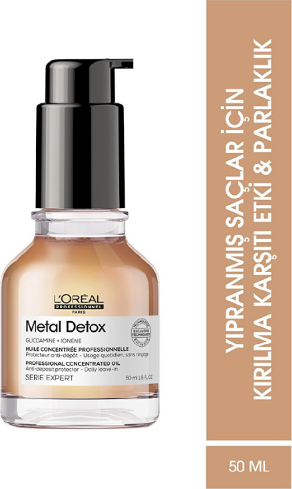 L'Oreal Professionnel Serie Expert Metal Detox Oil Konsantre Yağ 50ml - Image 1