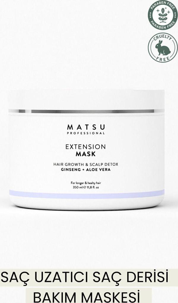 MATSU Extension Hızlı Saç Uzatmaya Yardımcı Saç Derisi Bakım Maskesi 350ml - Image 1