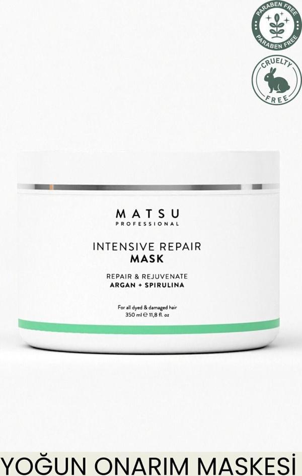 MATSU Intensive Repair Yıpranmış Saçlar Için Yoğun Bakım Maskesi 350ml - Image 1