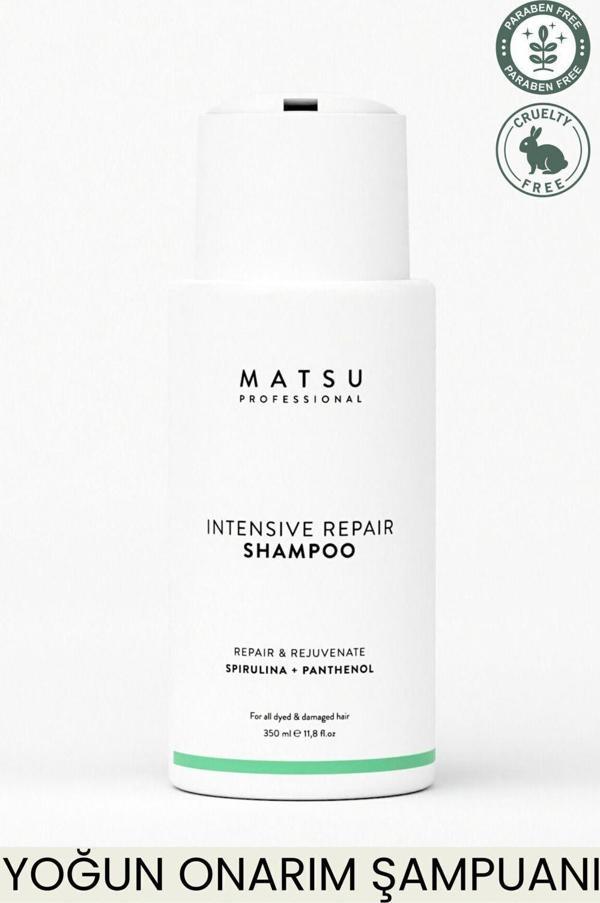 MATSU Intensive Repair Yıpranmış Saçlar Için Yoğun Bakım Şampuanı 350ml - Image 1