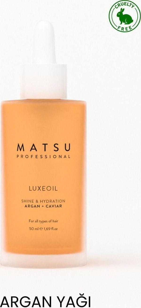 MATSU Luxeoil Argan Saç Bakım Yağı 50ml - Image 1