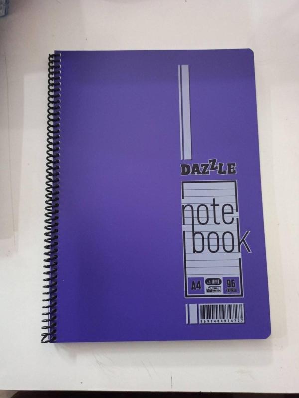 Umut A4 Spiralli Plastik Kapak 96 Yaprak Çizgili Defter - Image 1