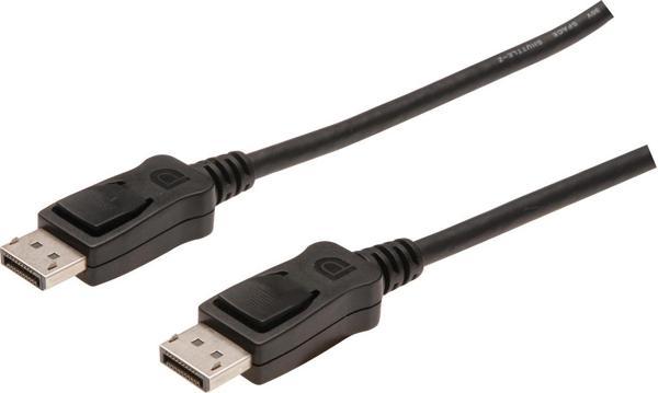 DisplayPort (DP) Bağlantı Kablosu, DP Erkek - DP Erkek, 3 metre, kilit mekanizmalı, DP, 1.2 uyumlu,  - Image 1