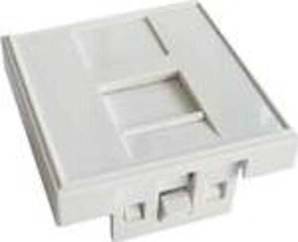 Keystone Jack Takmak İçin Priz Modülü, 1 Port, Panjurlu, 45 x 45 mm - Image 1
