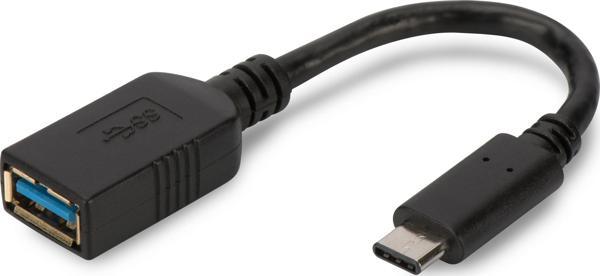 USB Tip C Adaptörü, On-The-Go (OTG), USB Tip C Erkek &lt;-&gt;  USB Tip A Dişi, 0,15 metre, Super Sp - Image 1