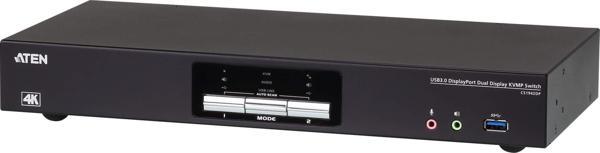 2-Port USB 3.0 4K DisplayPort Dual Display KVMP™ Switch - Image 1