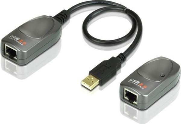 USB 2.0 Cat 5/5e/6 Mesafe Uzatma Cihazı, 60 metre (USB 2.0 Extender, 60 m) - Image 1