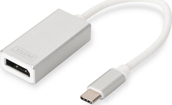 Digitus USB 3.0 (USB Tip C) &lt;-&gt; DisplayPort (DP) Grafik Adaptörü&lt;br&gt;Giriş: 1 x USB Tip C - Image 1