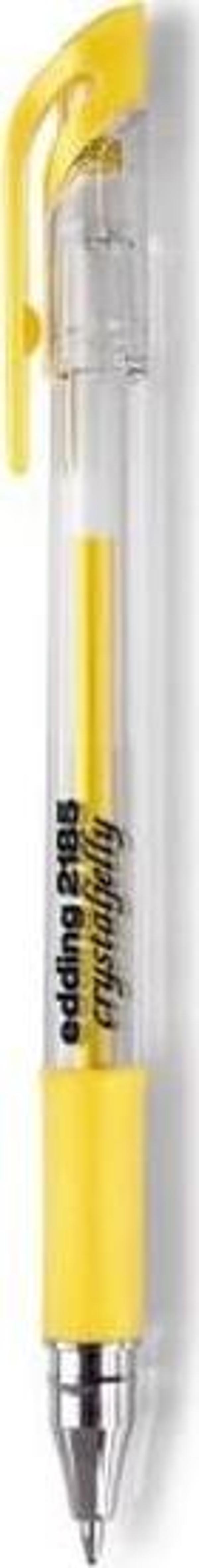 Edding 2185 Crystal Pastel Sarı Jel Kalem   - Image 1