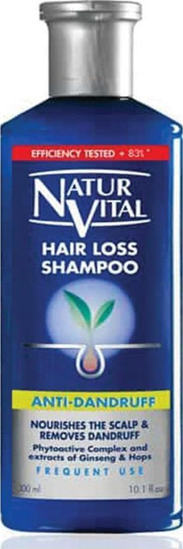 Natur Vital Hair Loss Saç Dökülmesine Karşı Şampuan Kepekli Saçlar İçin 300 ml - Image 1