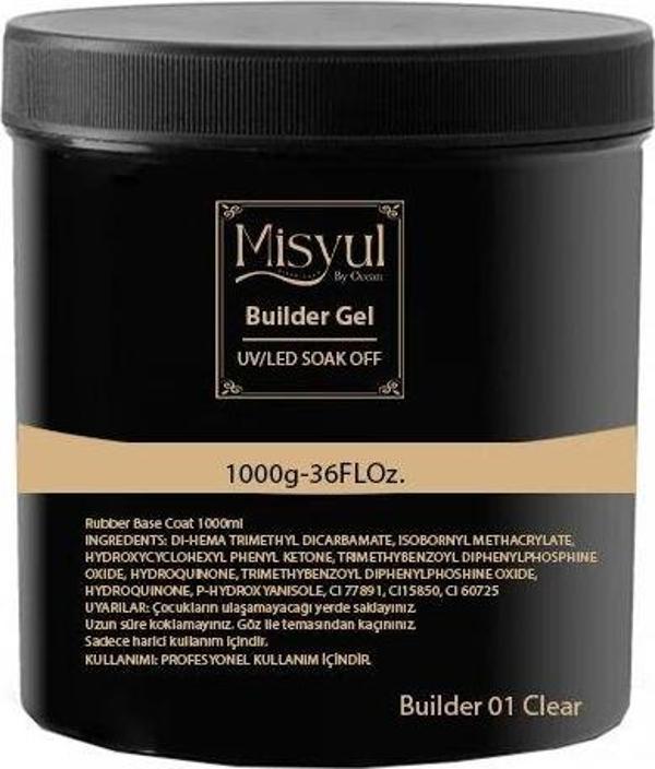 Builder Gel Uv/Led Soak Off Protez Tırnak Kalıcı Oje 1000g 3321 - Image 1