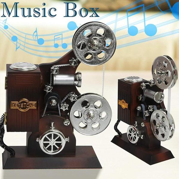 Film Makinesi Görünümlü Müzik Kutusu - Image 1