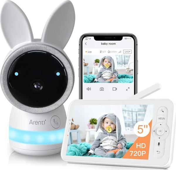 ARENTI Video Bebek Monitörü, 2K Ultra HD WiFi Kameralı Ses Monitörü - Image 1