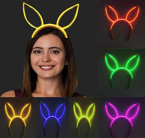 Karanlıkta Yanan Fosforlu Glow Stick Taç 6 Renk 6 Adet - Image 1