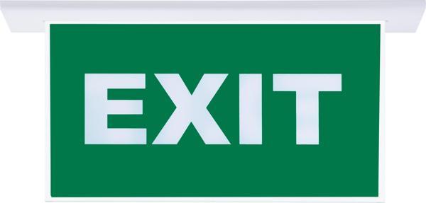 SG054-SA Çift Yönlü Acil Yönlendirme Armatürü (Sıvaaltı Aparatlı) Exit - Image 1