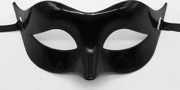 Siyah Renk Masquerade Kostüm Partisi Venedik Balo Maskesi - Image 1