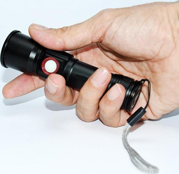 XML-2 Led 1.000 Lümen  USB Şarjlı EL Feneri Watton Wt-611 - Image 1