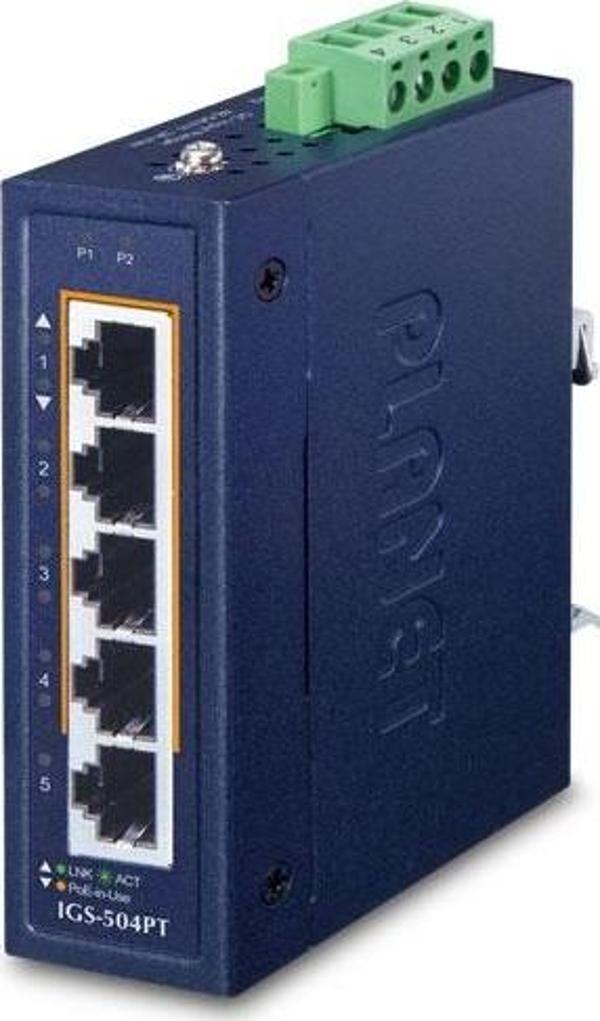 Kompakt Endüstriyel Ethernet Switch (Compact Industrial Ethernet Switch)&lt;br&gt;4-Port 10/100/1000 - Image 1