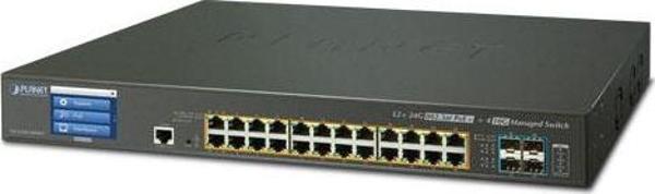L2+ Yönetilebilir Switch (L2+ Managed Switch)&lt;br&gt;24-Port 10/100/1000T IEEE 802.3at/af PoE+ Inj - Image 1