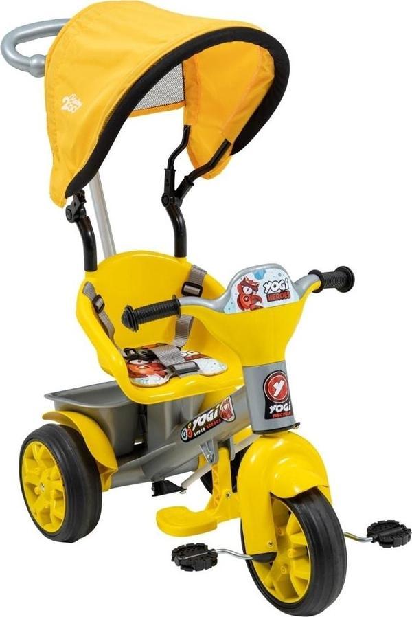 Baby2Go 23820 Yogı 3 Teker Itmeli Bisiklet Sarı - Image 1