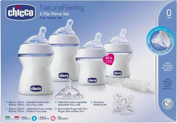 Chicco Natural Feeling Biberon Seti - Image 1