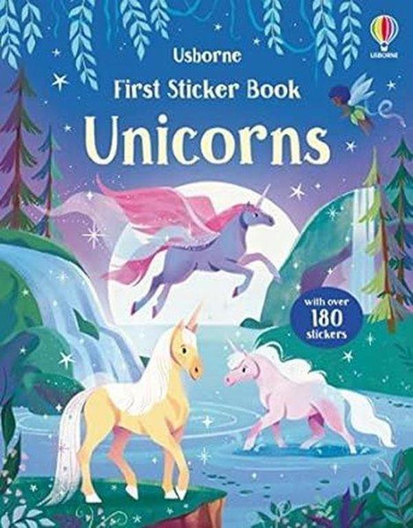 First Sticker Book Unicorns (First Sticker Books) - Usborne - Image 1