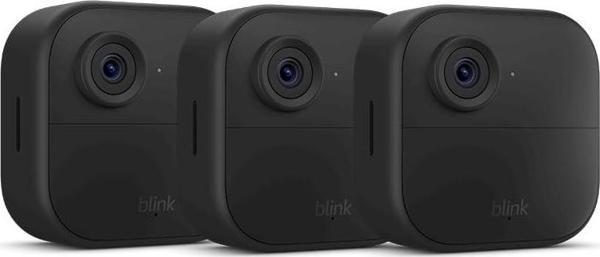 Blink Outdoor 4 (4. Nesil) Kablosuz HD Akıllı Güvenlik Kamerası - 3 Kamera Kit - Image 1