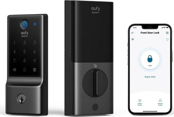 eufy Security C220 Akıllı Kilit, Parmak İzi Anahtarsız Giriş Kapı Kilidi - Image 1